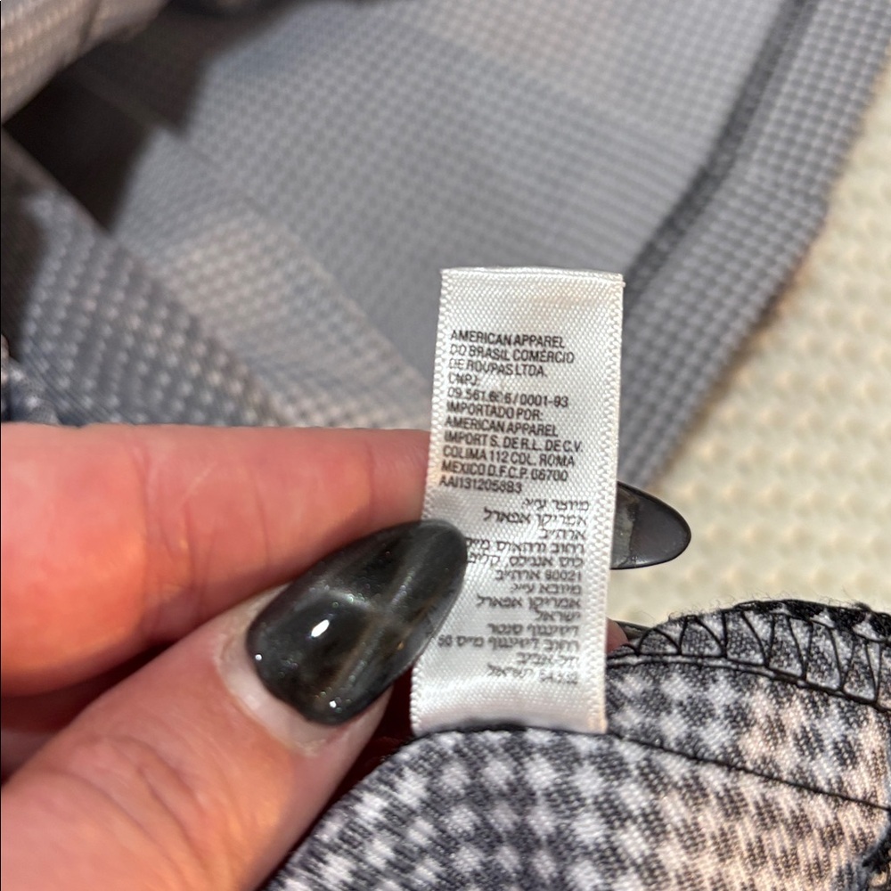 American Apparel Black and White Mini Skirt - Picture 6 of 6